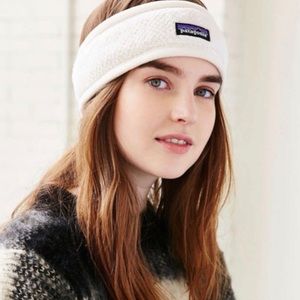 Patagonia White Fleece Headband.